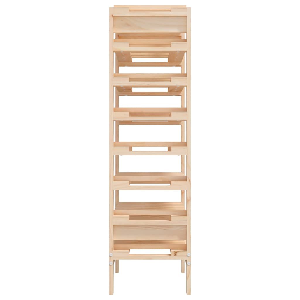 vidaXL Casier à vin 61,5x30x107,5 cm Bois de pin massif