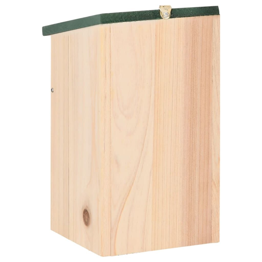 vidaXL Nichoirs 10 pcs Bois de sapin massif 12x12x22 cm