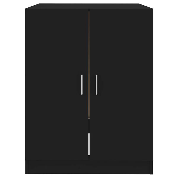 vidaXL Meuble pour machine à laver Noir