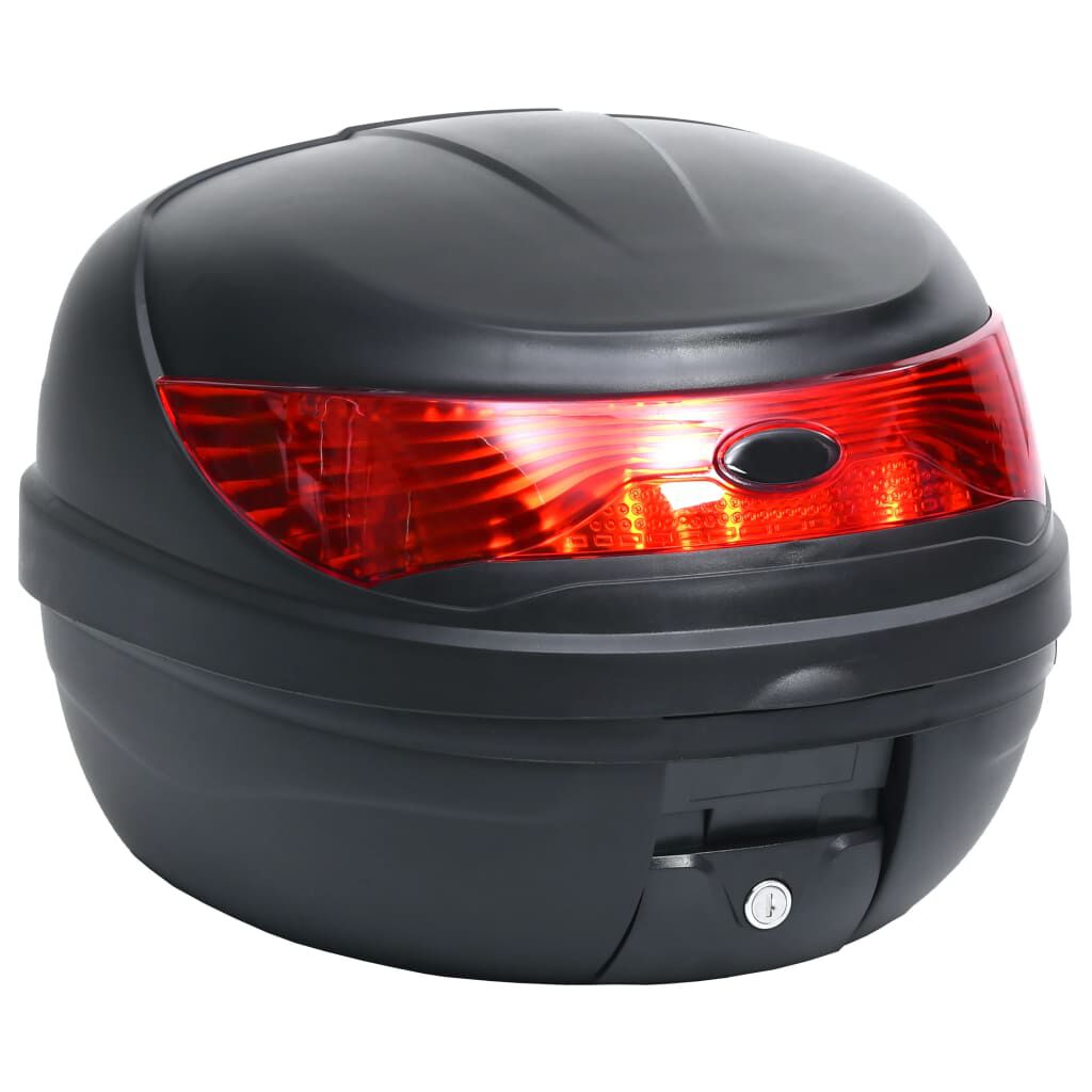 vidaXL Boîte de moto 35 L pour un seul casque