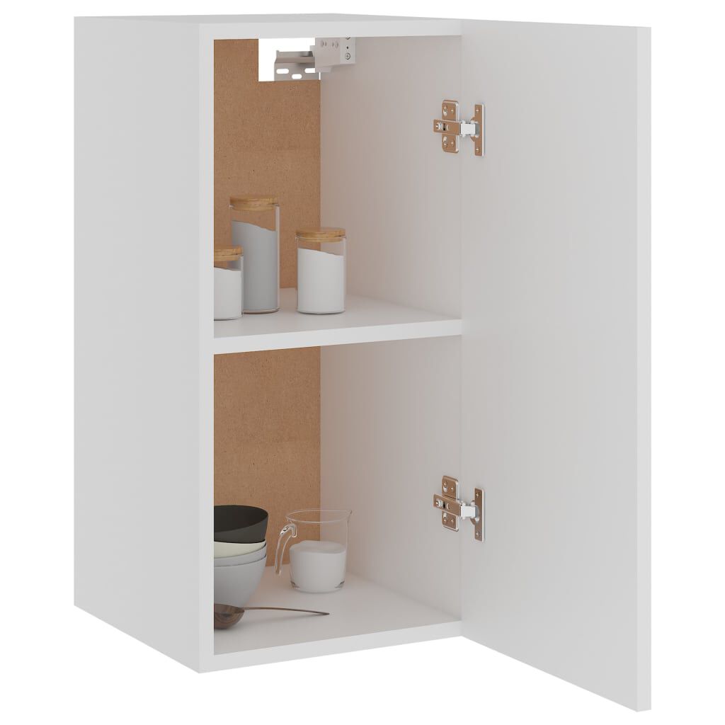vidaXL Armoire suspendue "Lyon" Blanc 29,5x31x60 cm Bois d'ingénierie