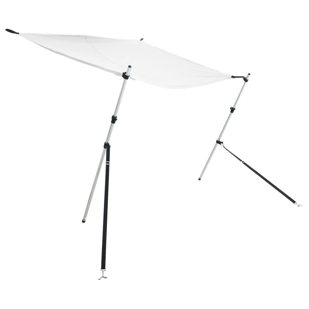 vidaXL Kit d'extension d'ombrage T-Top blanc 170x170x(113-182,5) cm