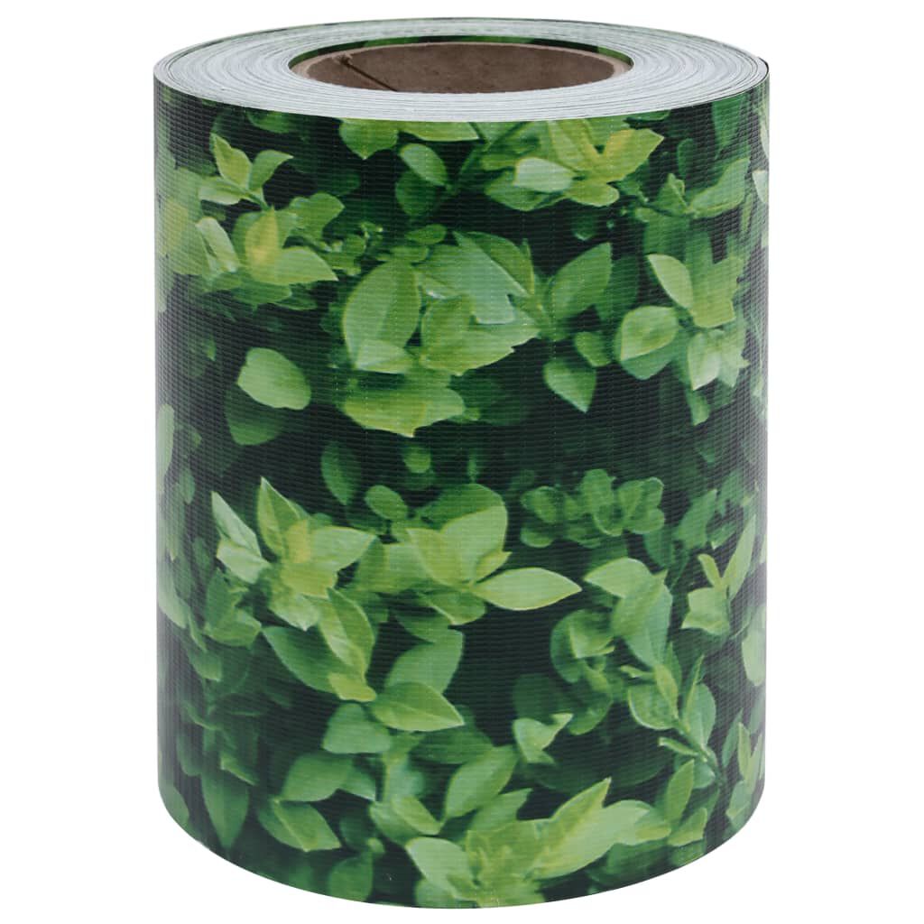 vidaXL Écran d'intimité de jardin PVC 35x0,19 m Vert