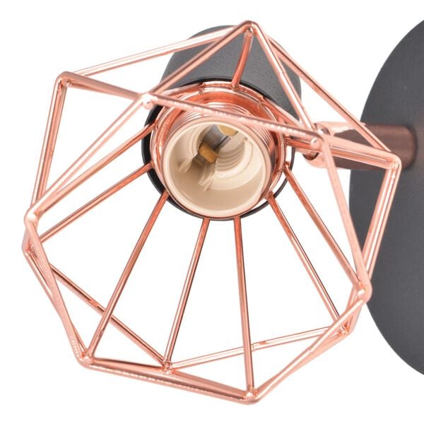 vidaXL Lampe murale avec 2 ampoules LED à incandescence 2 pcs 8 W