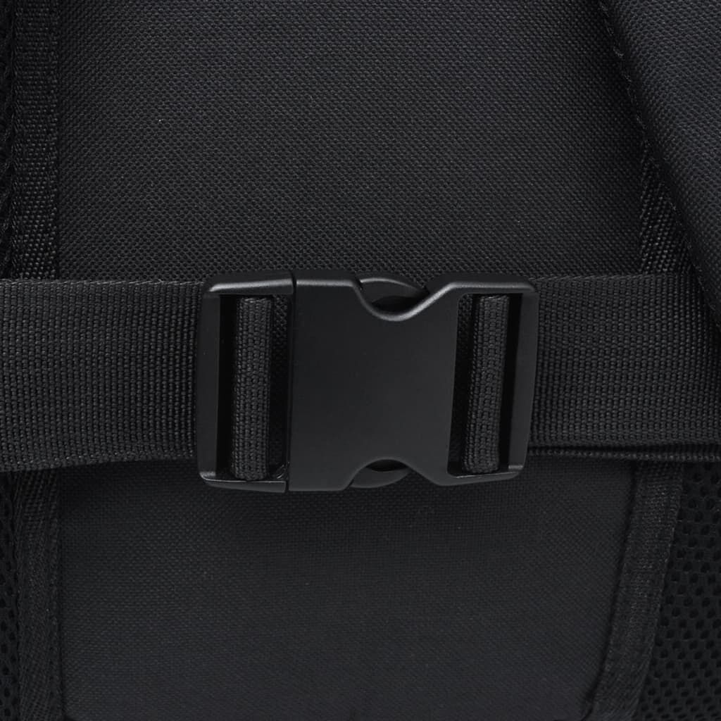 vidaXL Sac à dos de randonnée 40 L Noir et bleu