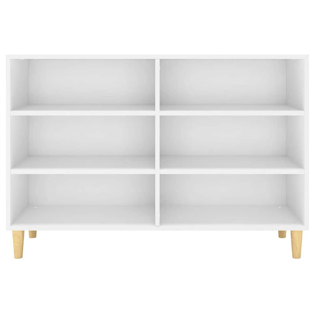vidaXL Buffet blanc 103,5x35x70 cm bois d'ingénierie