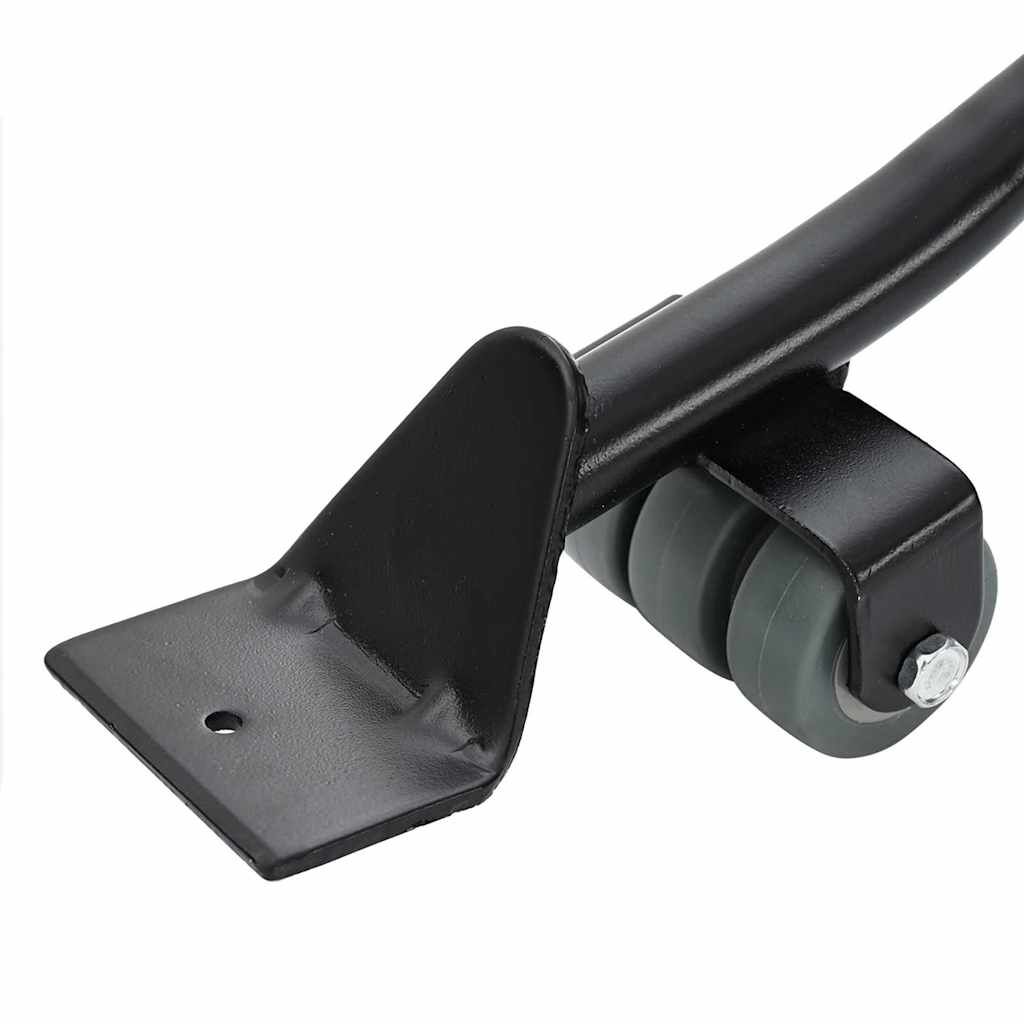 vidaXL Roulettes pour meubles 4 pièces avec élévateur 14,5 x 13,5 x 4 cm Acier 400 kg