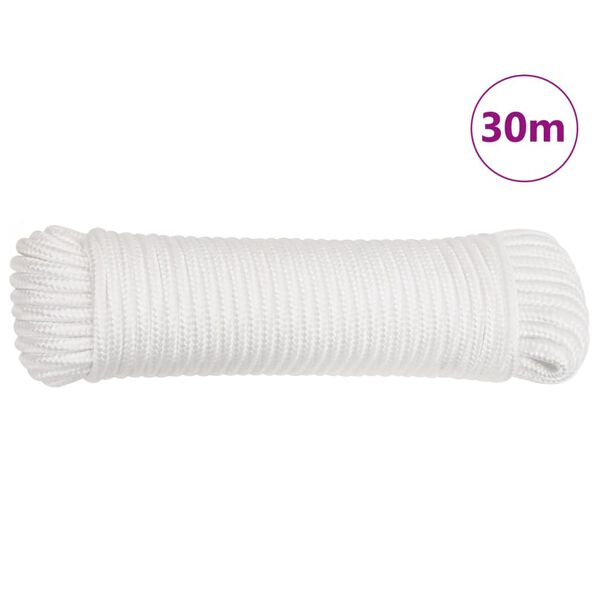 vidaXL Ancre pliable avec corde argenté 8 kg fonte galvanisée à chaud