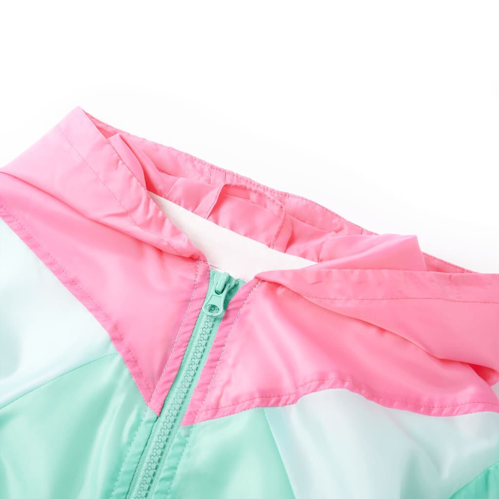 Veste à capuche avec fermeture éclair pour enfants multicolore 104