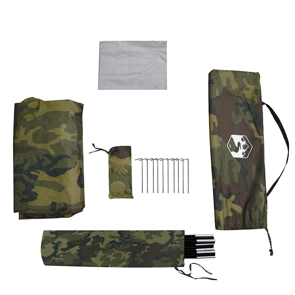 vidaXL Tente de douche camouflage imperméable