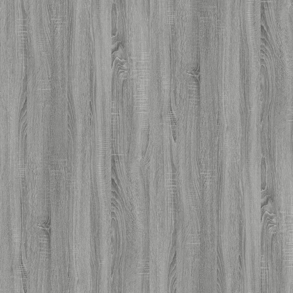 vidaXL Bibliothèque 3 niveaux Sonoma gris 40x24x109 cm