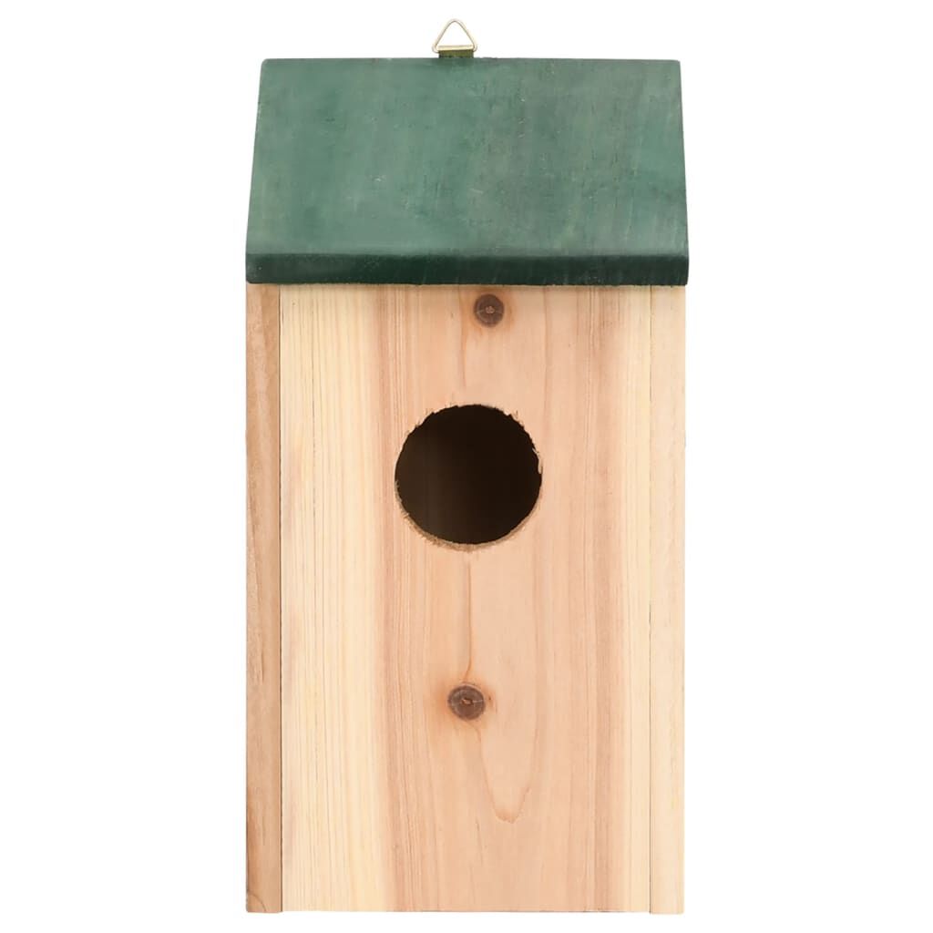 vidaXL Nichoirs 10 pcs Bois de sapin massif 12x12x22 cm