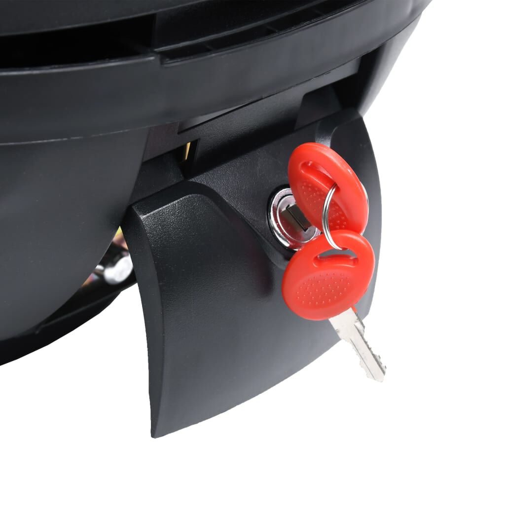 vidaXL Boîte de moto 35 L pour un seul casque