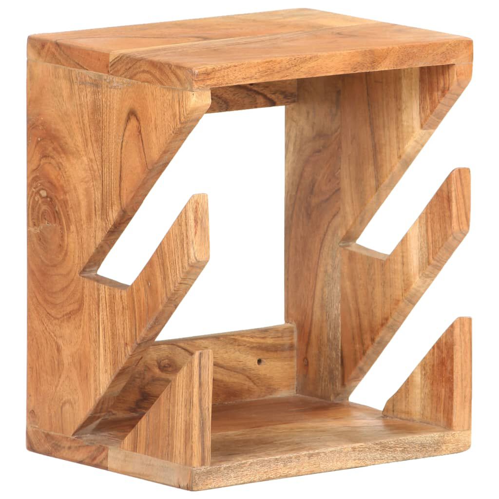 vidaXL Support mural de planche à roulettes 25x20x30 cm Bois d'acacia