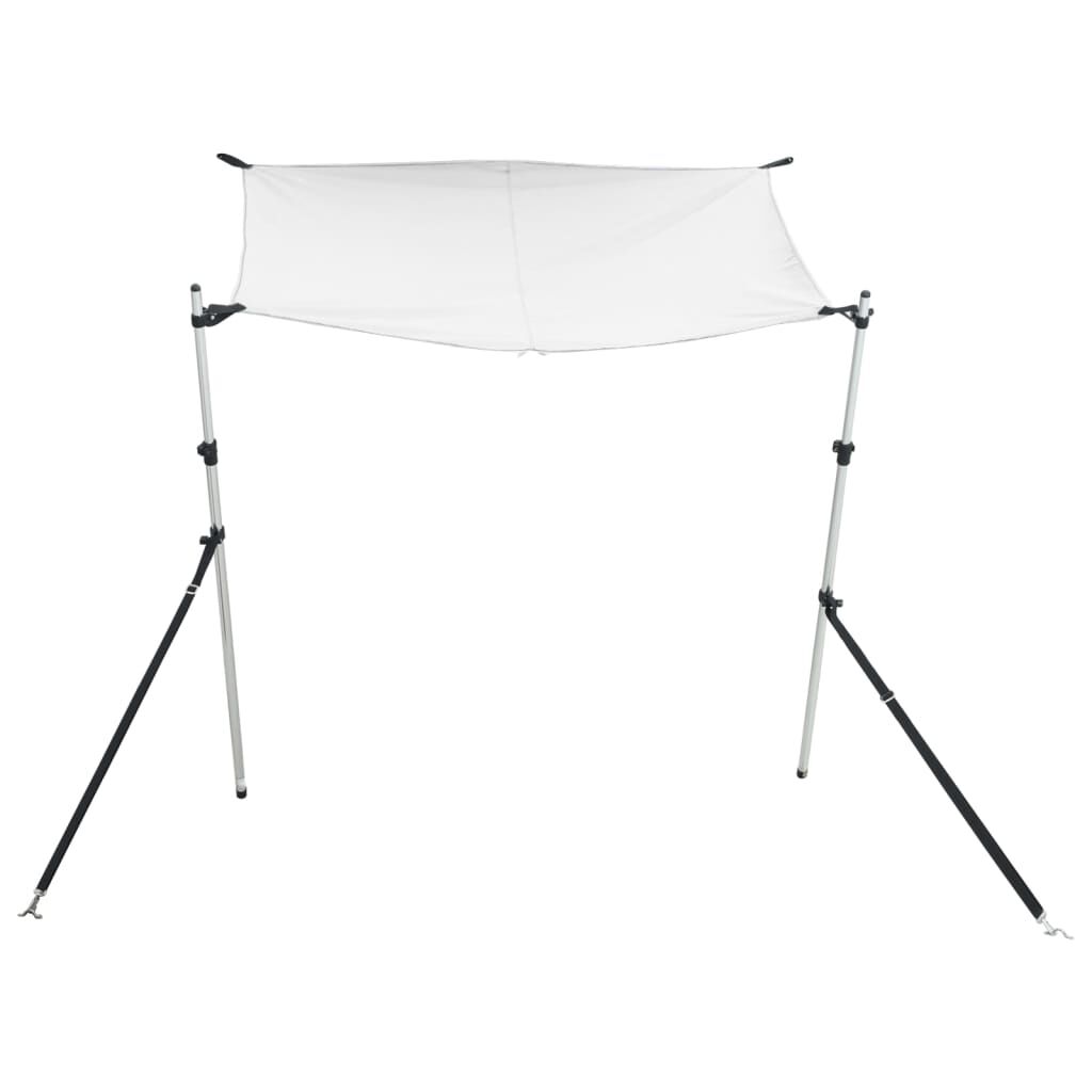 vidaXL Kit d'extension d'ombrage T-Top blanc 170x170x(113-182,5) cm