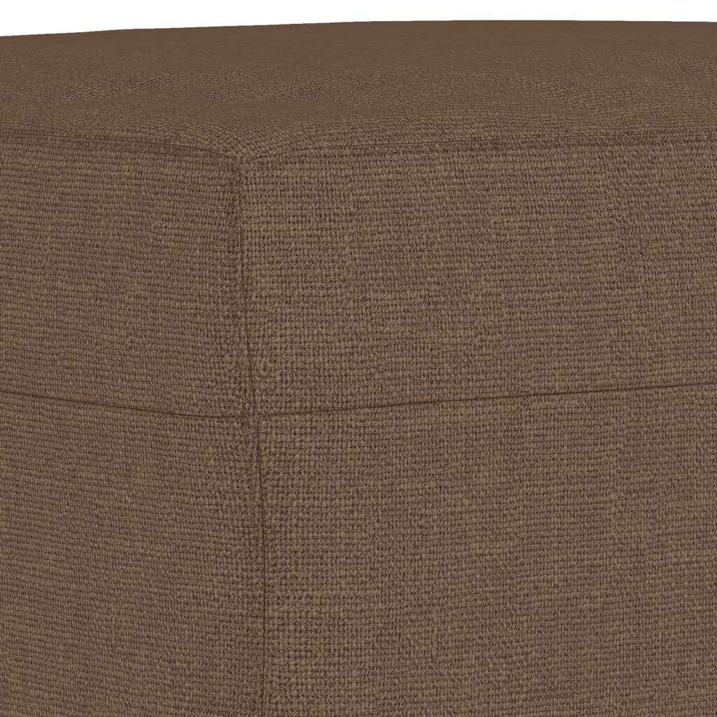vidaXL Repose-pied Marron 60x50x41 cm Tissu