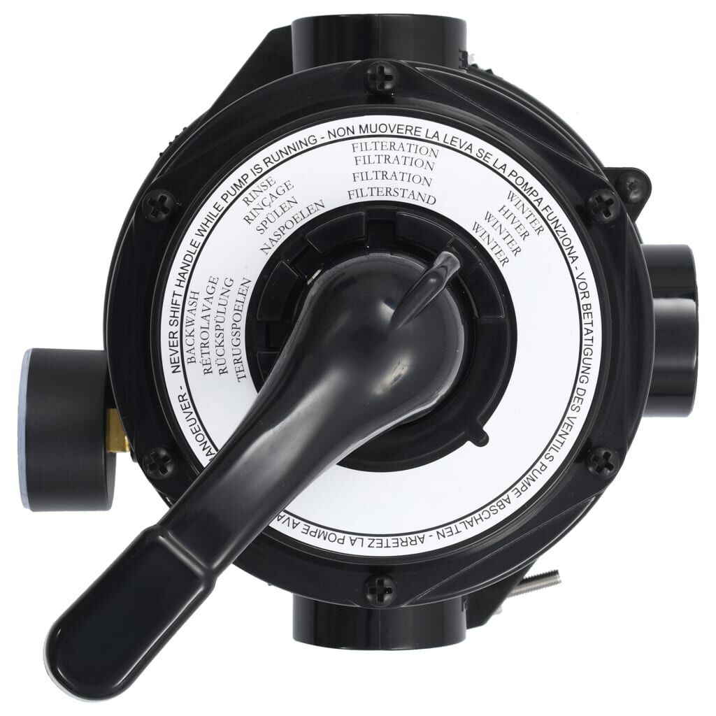 vidaXL Soupape à multi-voies pour filtre à sable ABS 1,5" 4 voies