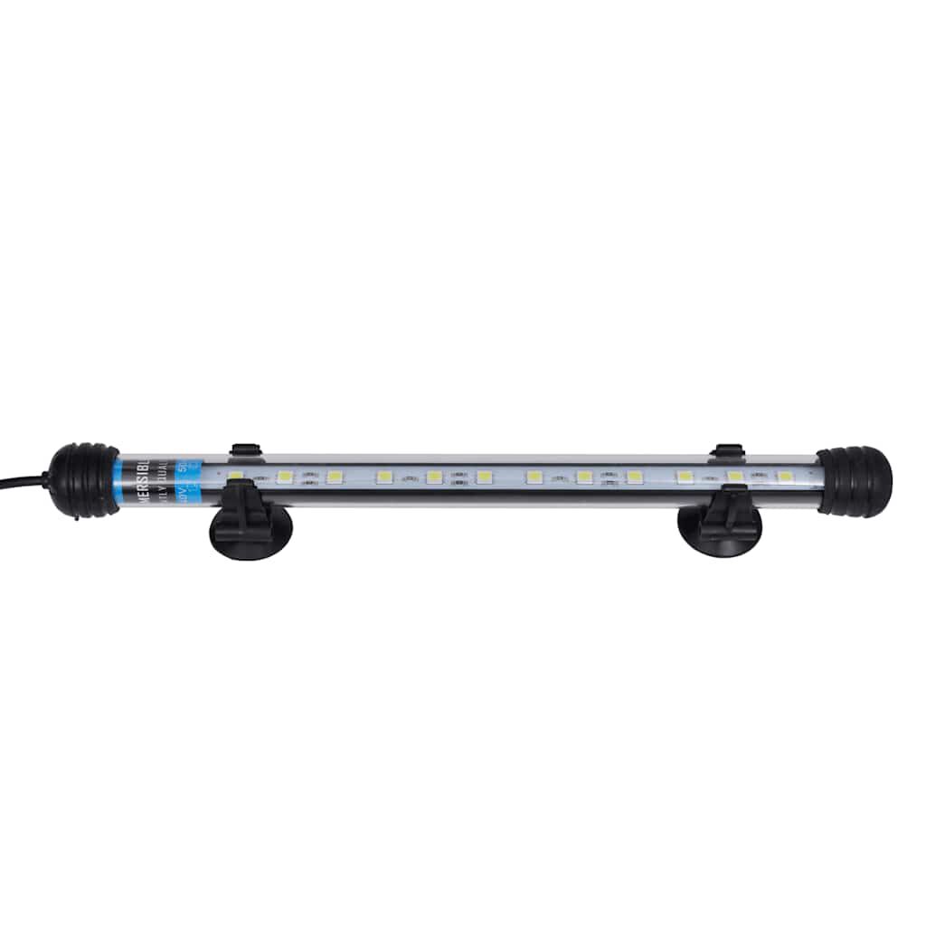 vidaXL Lampe LED d'aquarium 28 cm Blanc