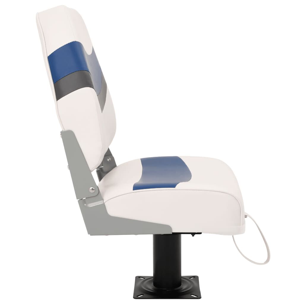 vidaXL Ensemble de sièges de bateau pliables lot de 2 dossier haut